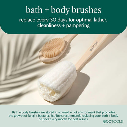 Dry Body Brush for Dry Brushing, Smooth Skin, 1 Count